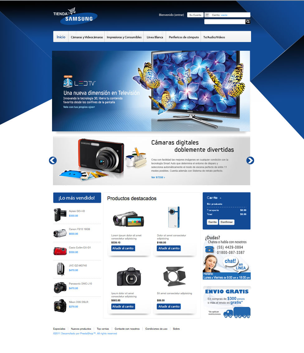 e-commerce Web shop online