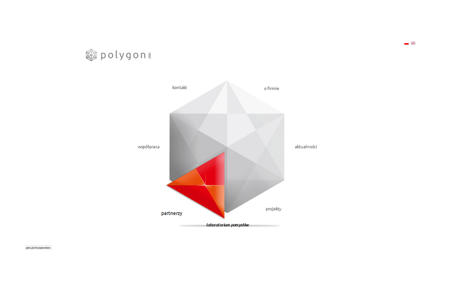 Website logo Corporate Identity polygon