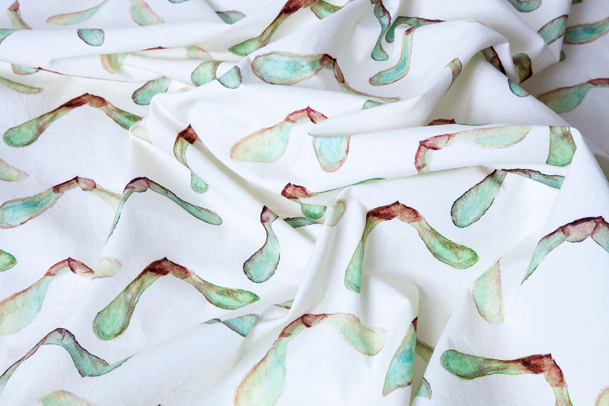 textile deisgn fibers water color watercolor paint scarf fabric accessories