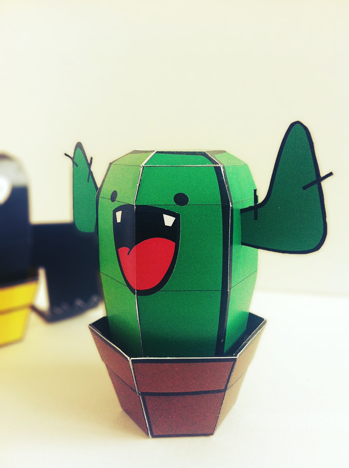 papertoy papertoys cactus toy toys
