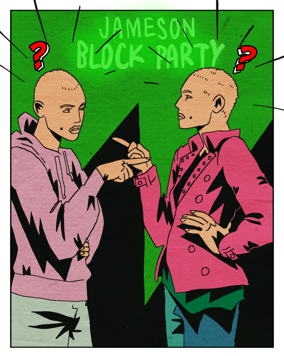 jameson Whiskey Block Party comics