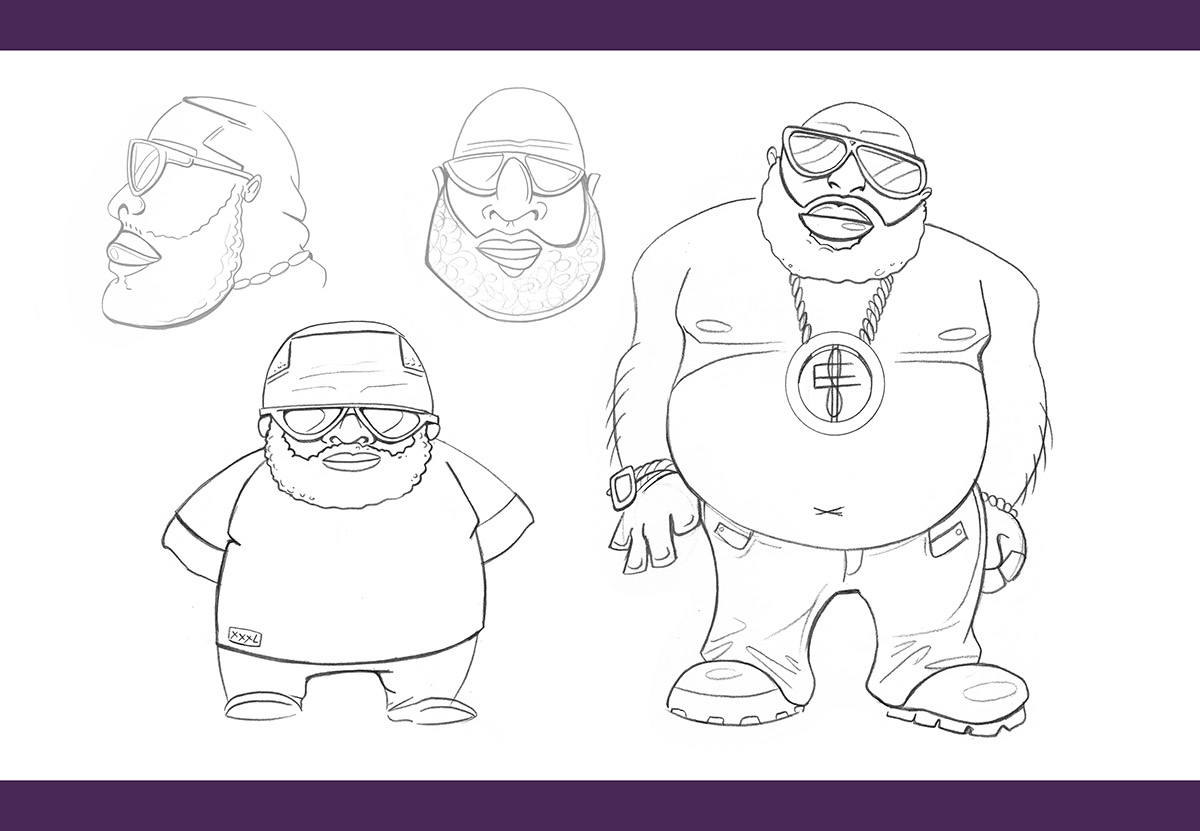 animation  Character design rap rapper video art ILLUSTRATION  puppet Character design 
