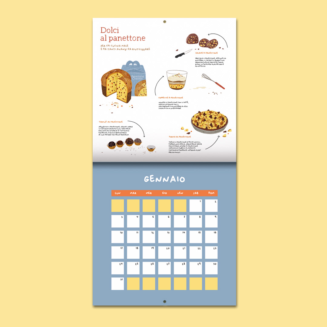 calendar calendar design ILLUSTRATION  recipe