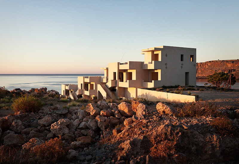 Greece crisis structure unfinished Villa abandoned concrete Nature hotel