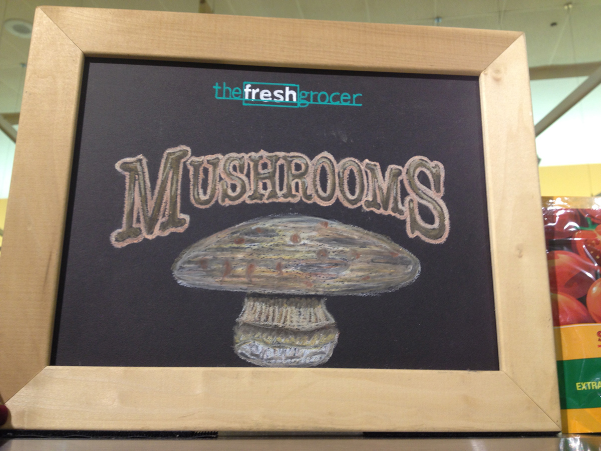 #chalkboards #thefreshgrocer #graphicDesign #signdesign #FineArt  