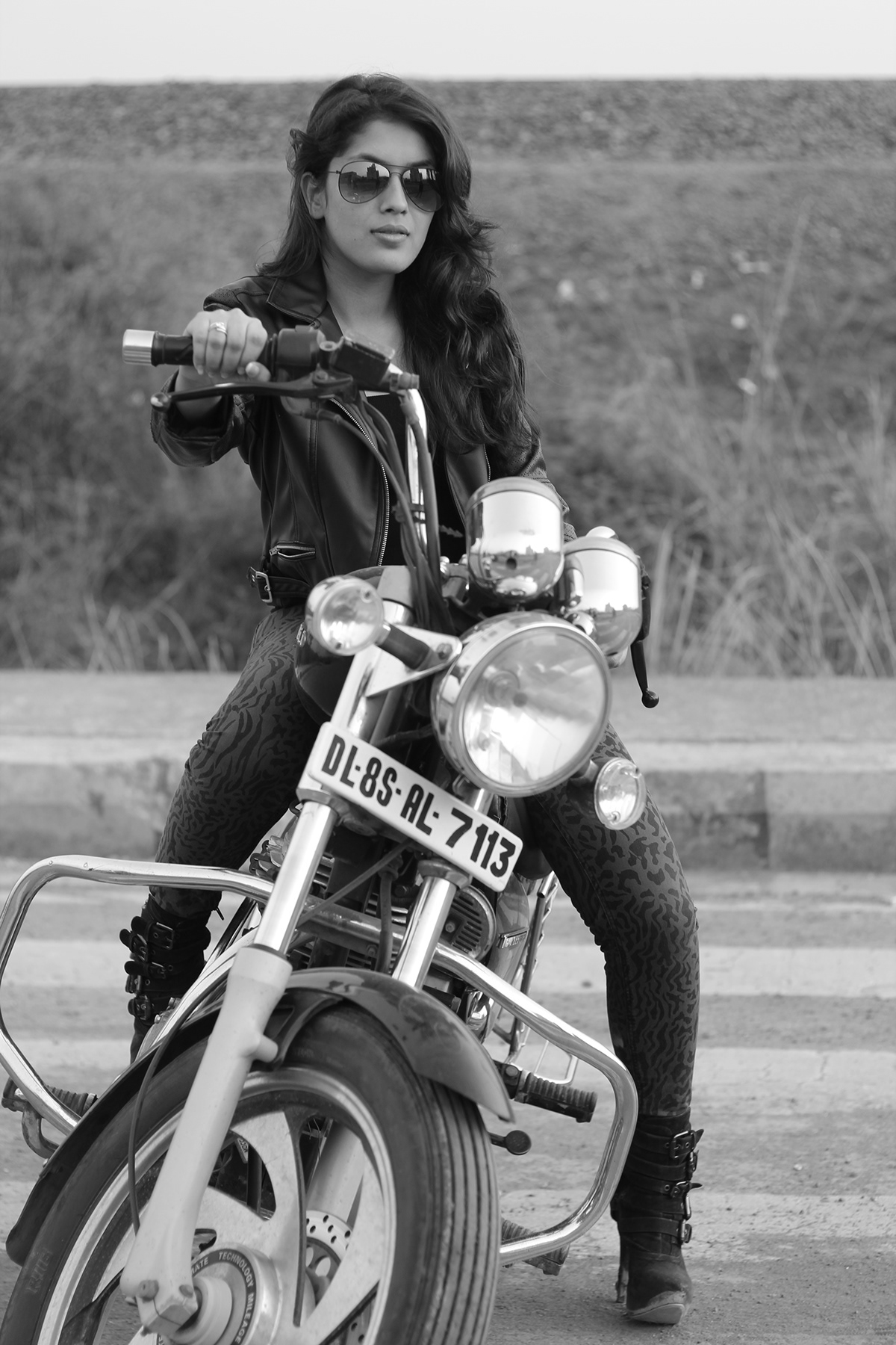 rock bikers Leather chicks