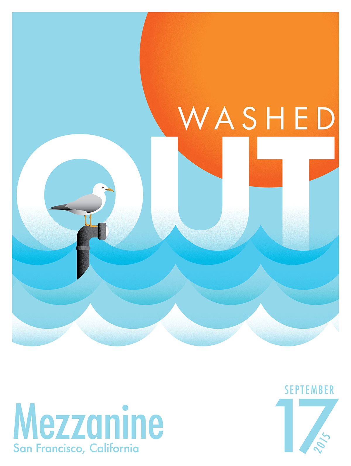 Washed Out concert poster