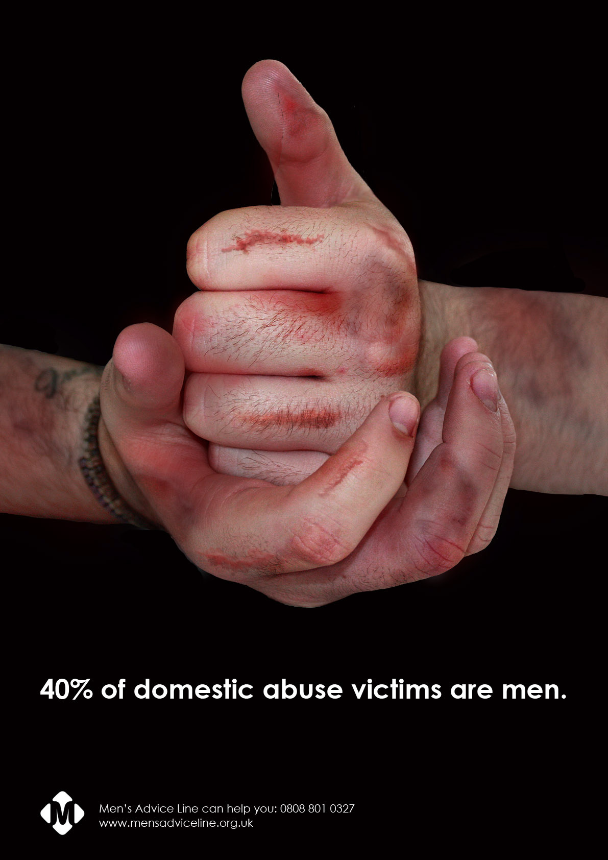 poster men domestic abuse mens domestic abuse Bruises shocking painful sign language silent hurt