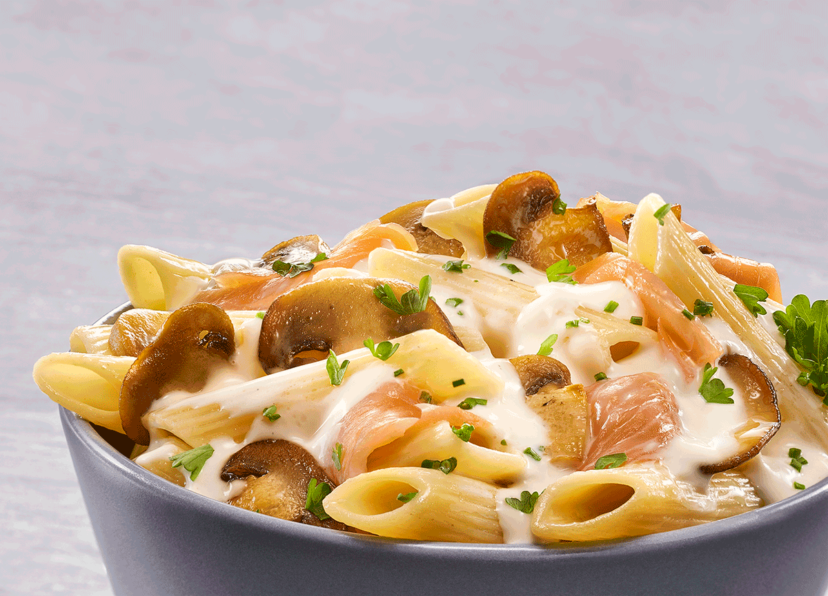 cream pouring milk Pasta dish Photography  retouching  foodstyling dressing