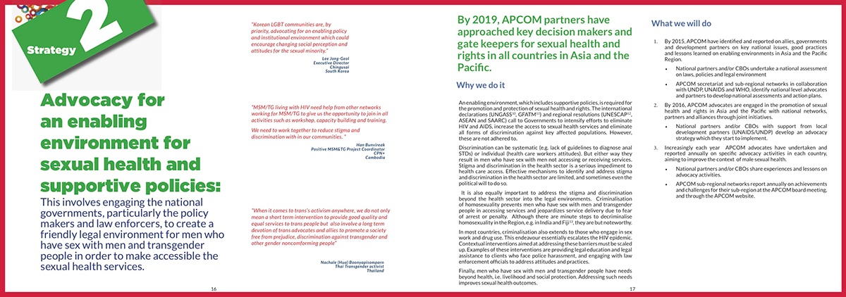 APCOM NGO strategic plan book Desktop Publishing dtp report