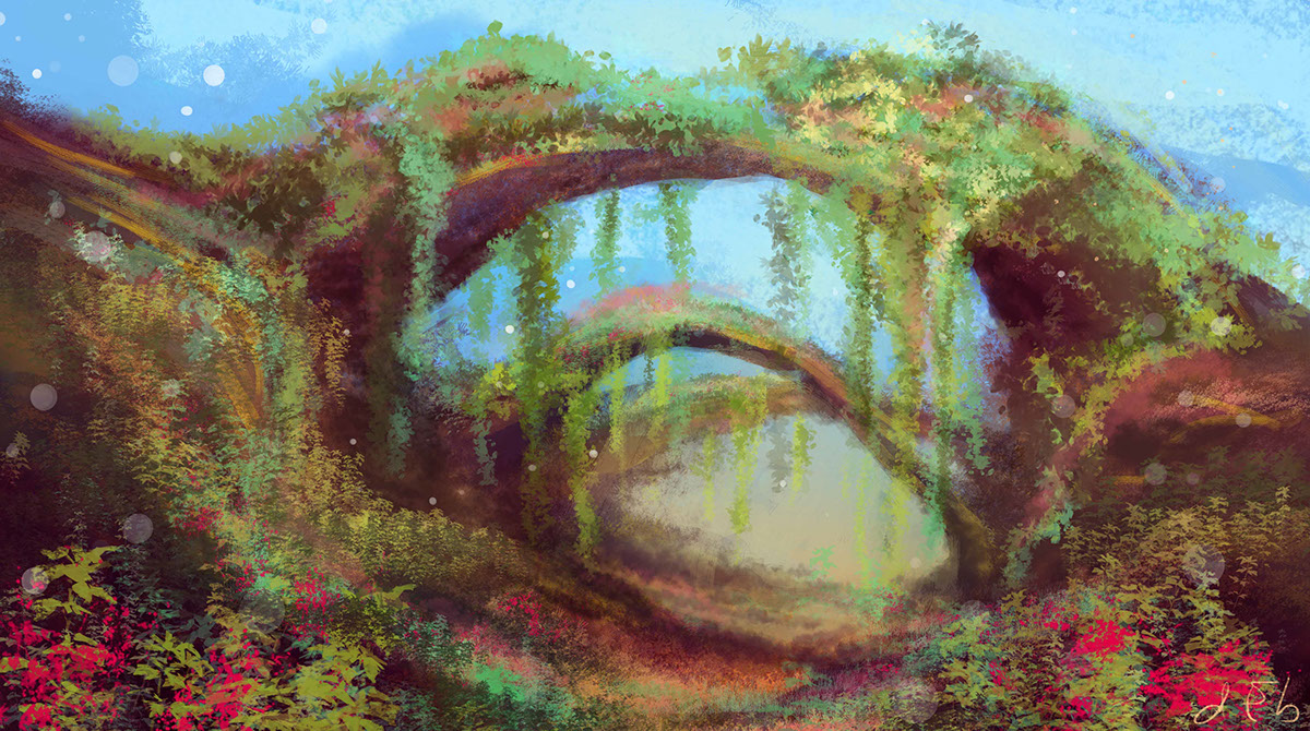 Nature arches concept setting Magical