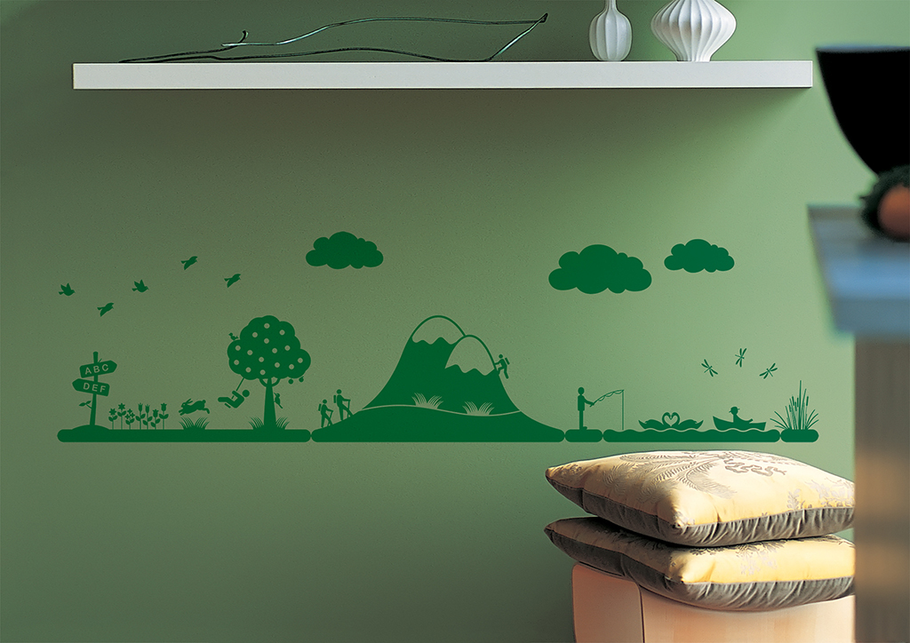 design Brazil business sketch vinyl decor wall decor wall