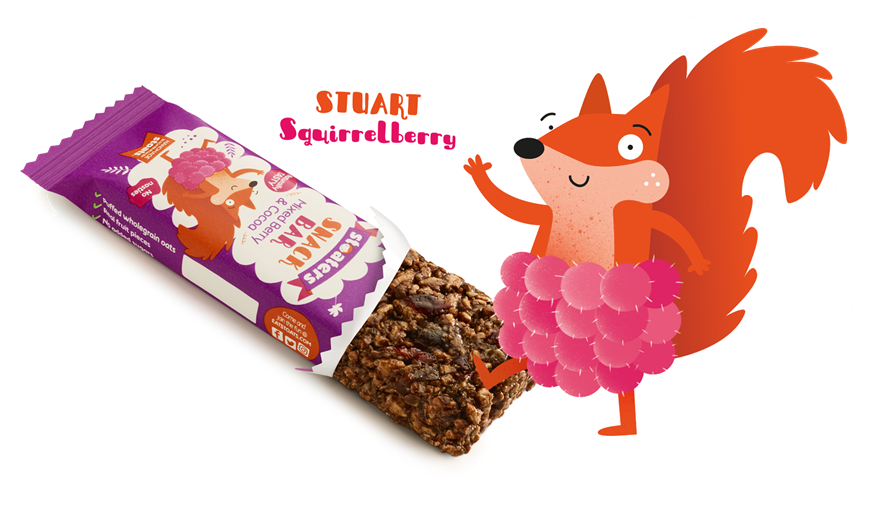 stoats Stoaters snack healthy food kids food Packaging banana Fruit animals children's food packaging