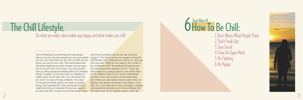 chill book squares howto type font pastel advice design print