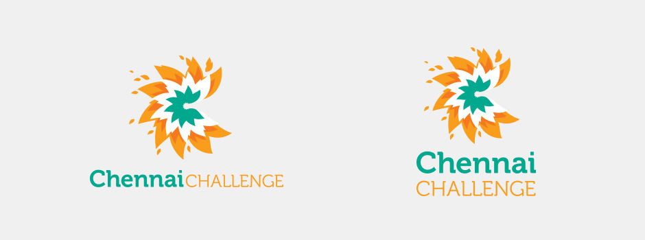 branding  India logo fire charity challenge identity