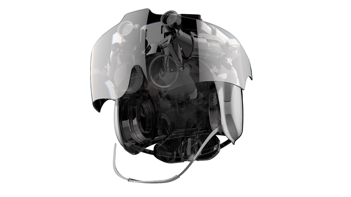 helmet design concept attack helicopter helmet Helmet HUD head mounted display design concept hmd Helmetmounteddisplay