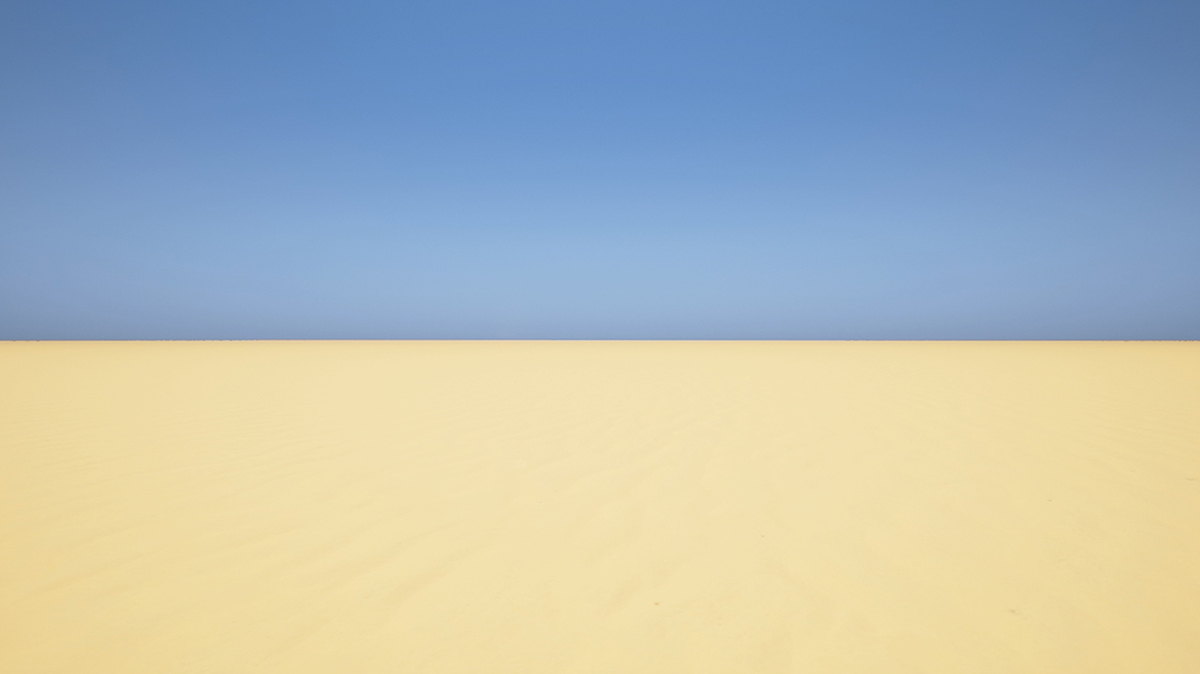 akatre akatre studio XYZ Oculus Rift Oculus rift 3D monolith desert SKY yellow blue lost sand heat