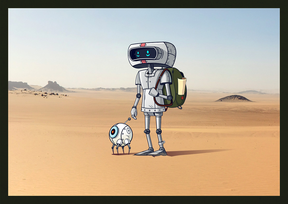 robot desert Travel