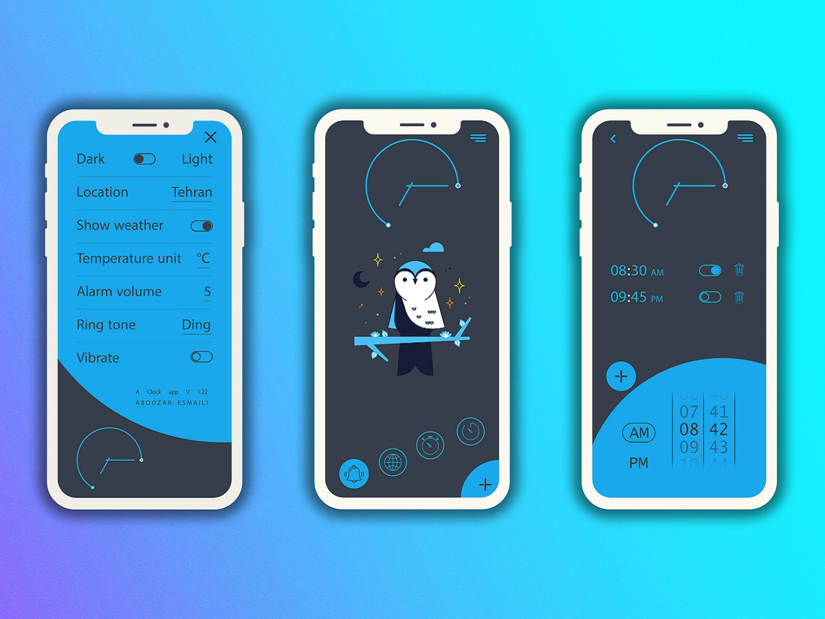 app UI design Mobile app