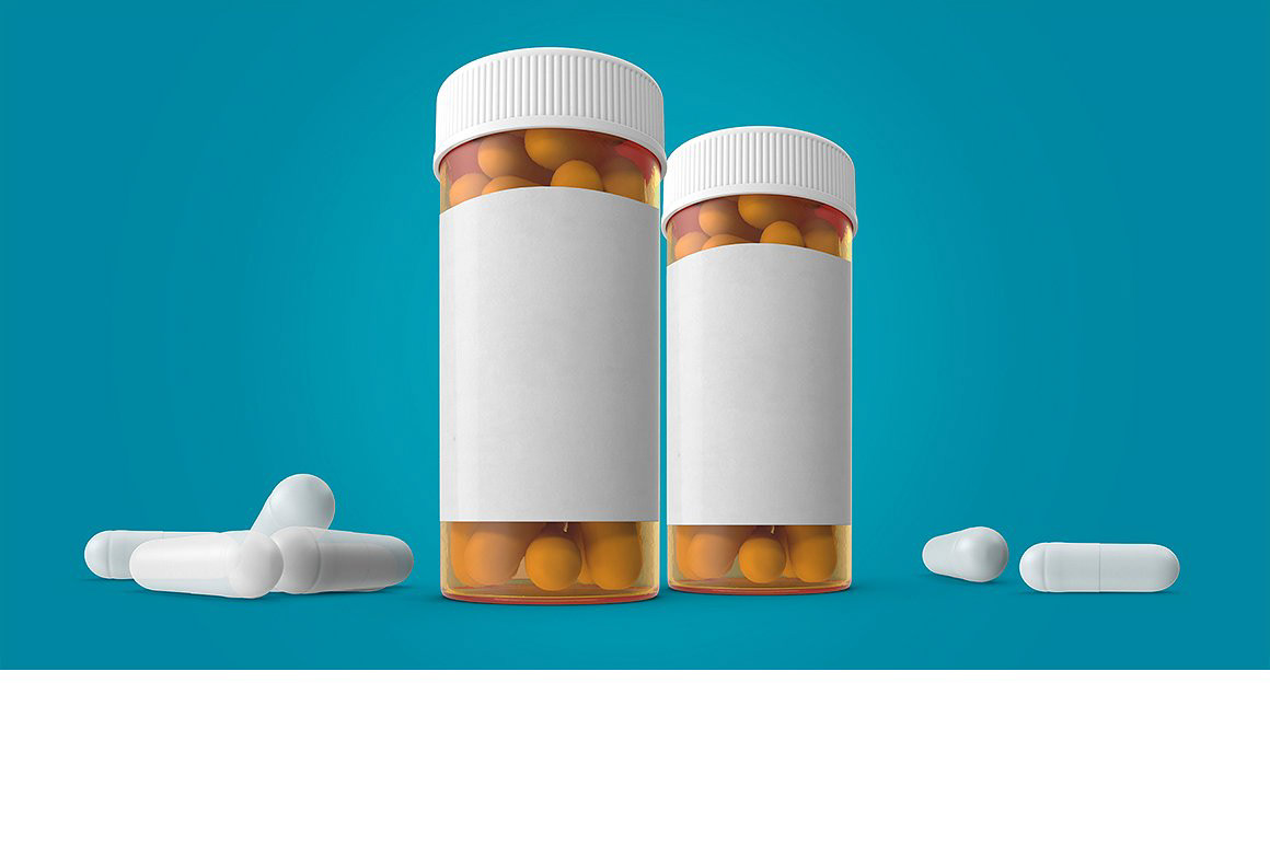 mock-up pills pills bottle medical mock-up creative market by creative powered by by creative market
