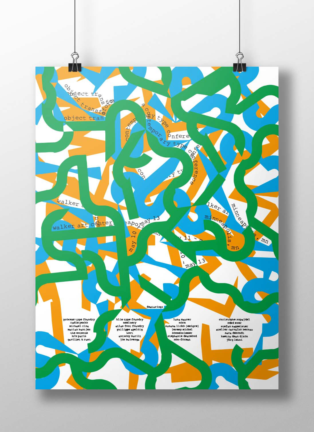poster Poster series fungus vinyl Luna Mauer student project initials public