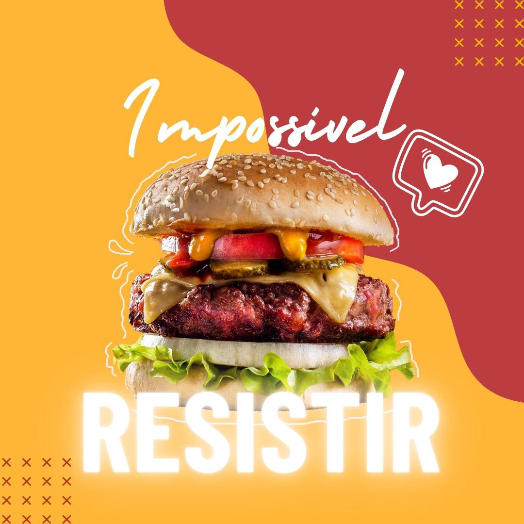 Fast food burger Food  Social media post Graphic Designer design hamburguer Digital Art  Socialmedia marketing  