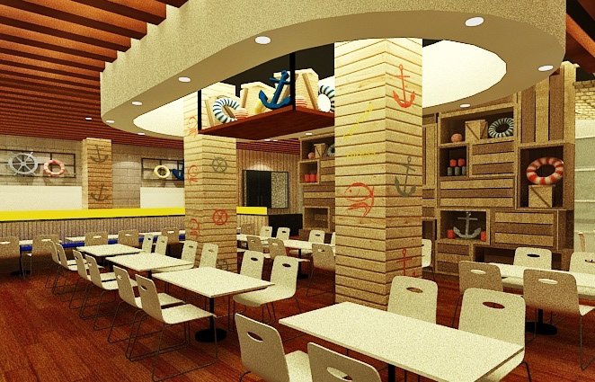 Interior interiordesign design restaurant indonesia wood seafood xpress dining