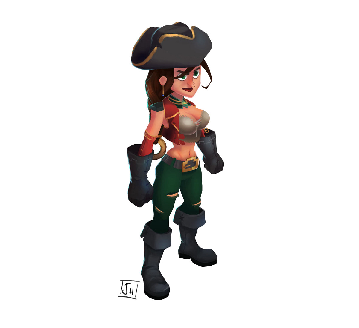 pirate concept art Character design