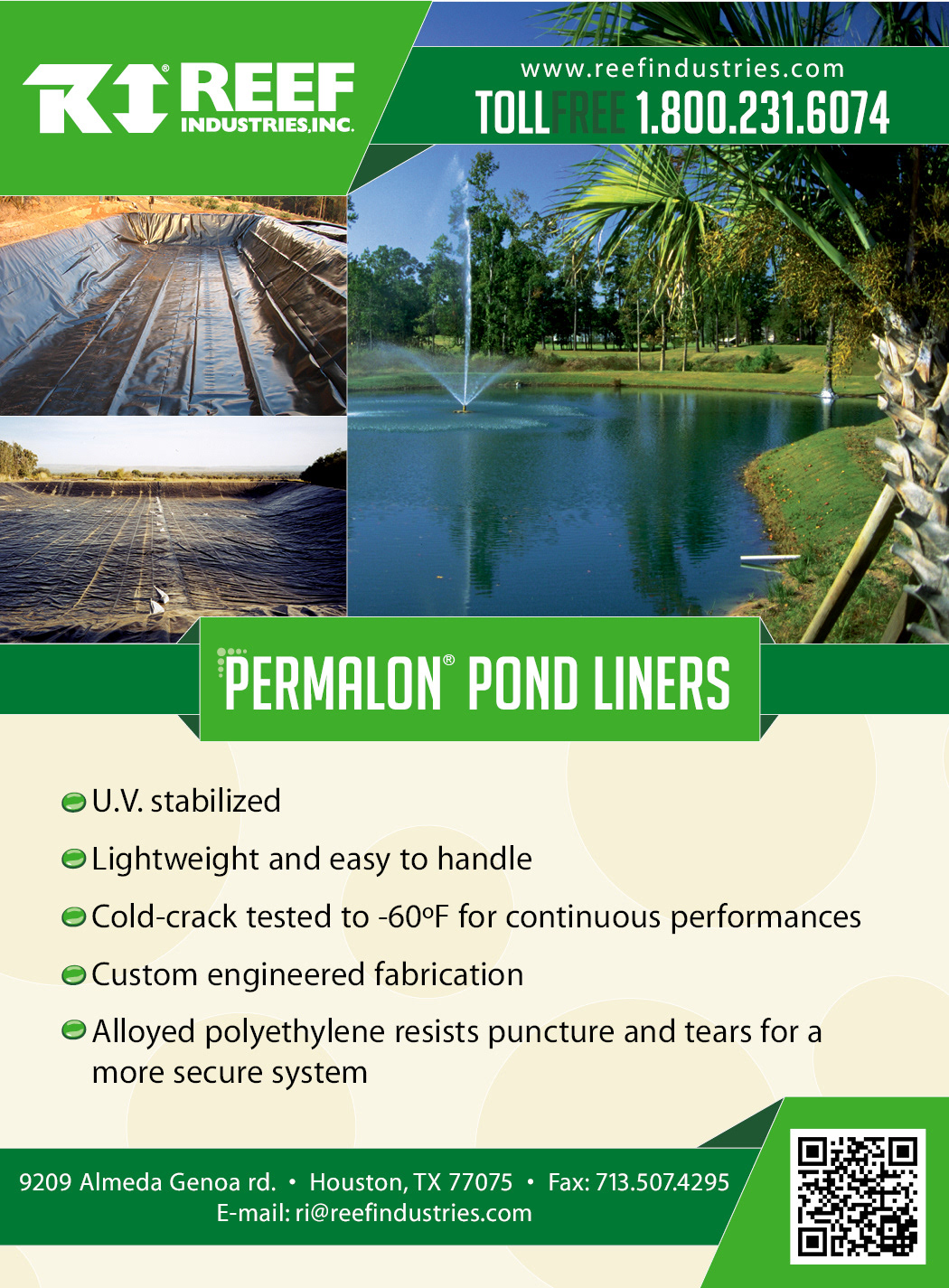 graphic print ad permalon pond golf