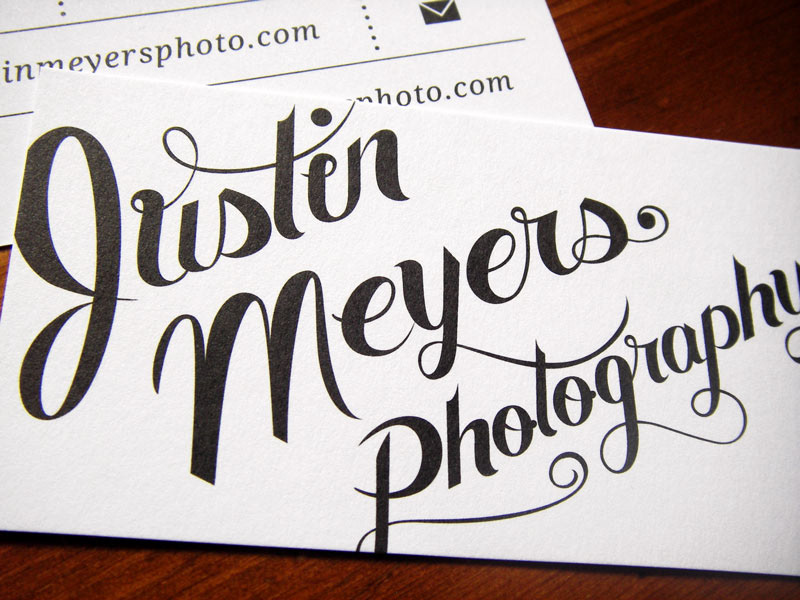 Script typography   Graphic Designer visual identity