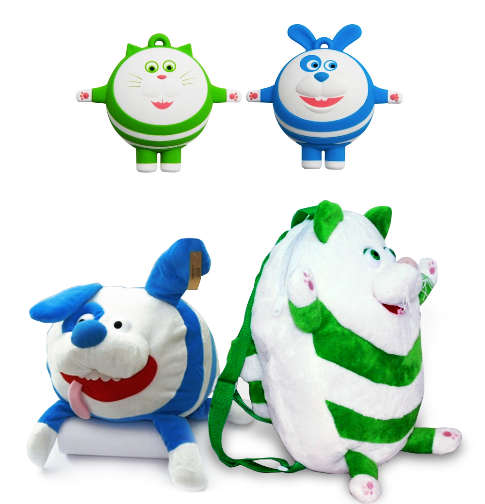 kawaii cuteness cute characters dog Cat avatars domo stripes