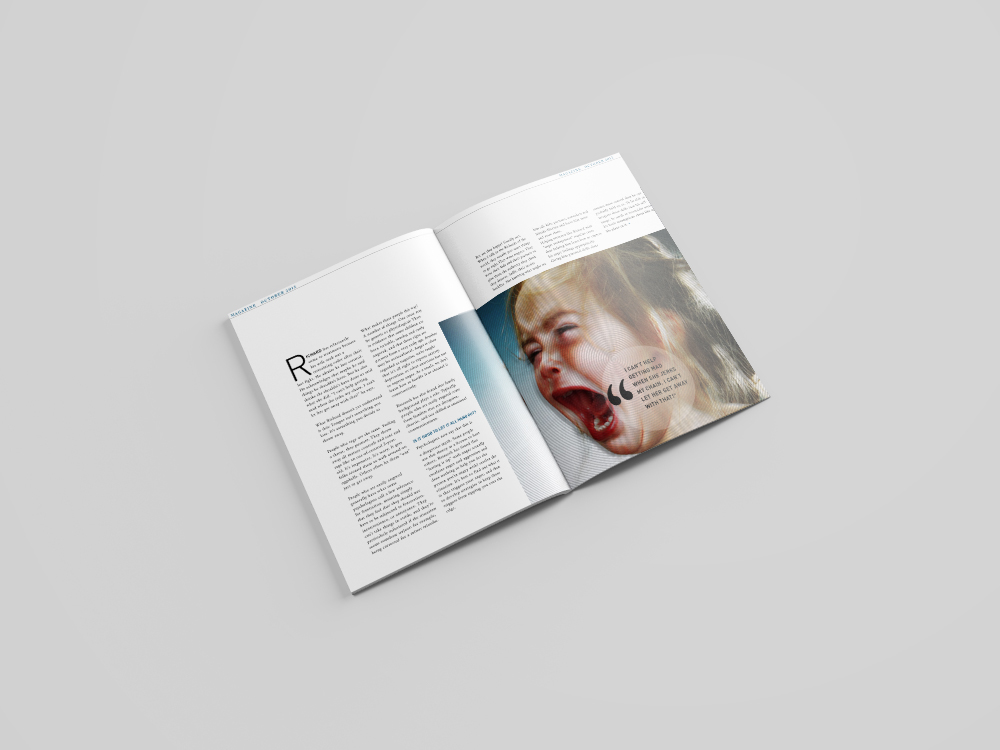 editorial magazine spreads Anger Photo Manipulation  ads Advertising  editorial design  graphic design  print