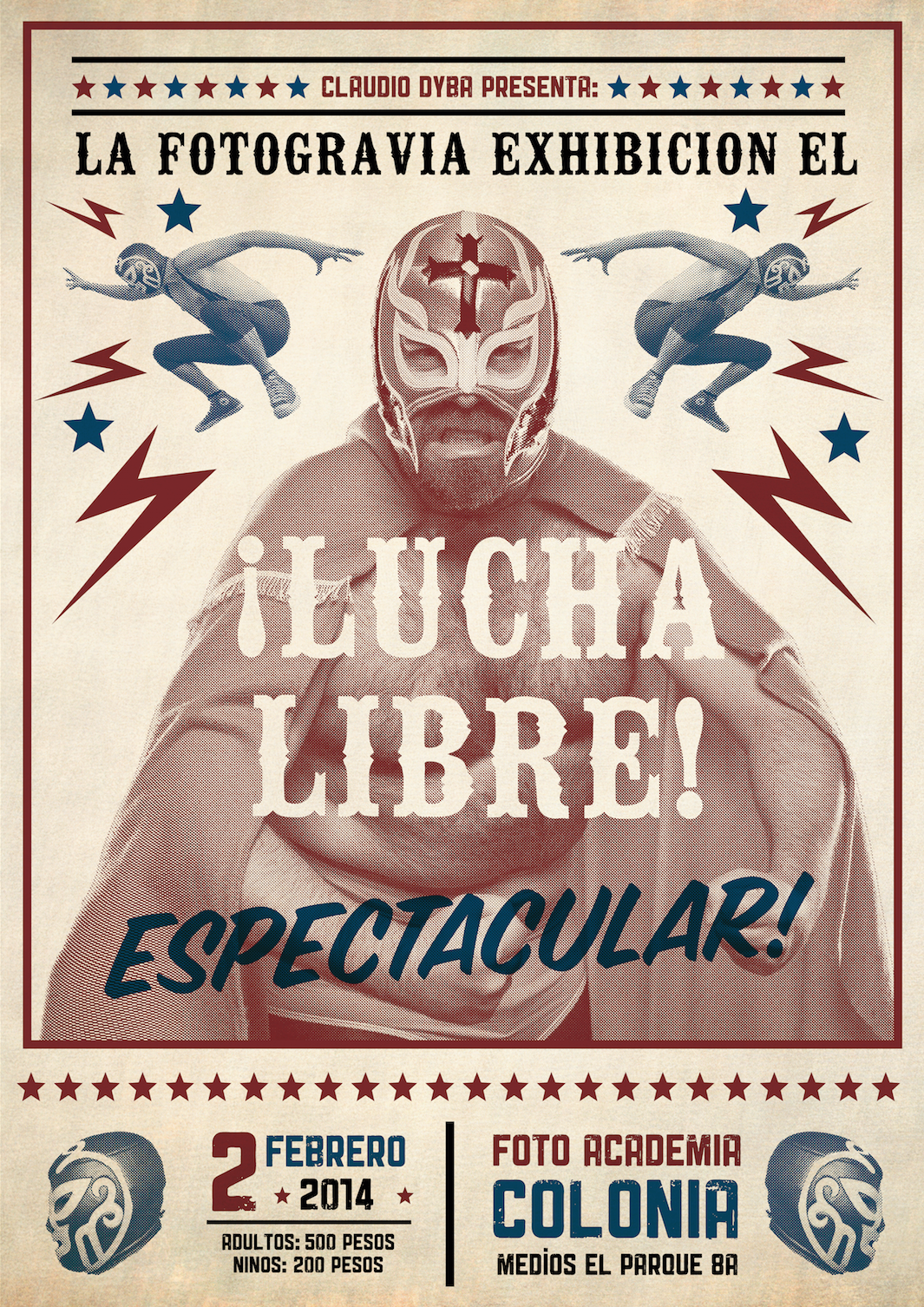 portraits lucha libre mexico Wrestling heros Burrito masks