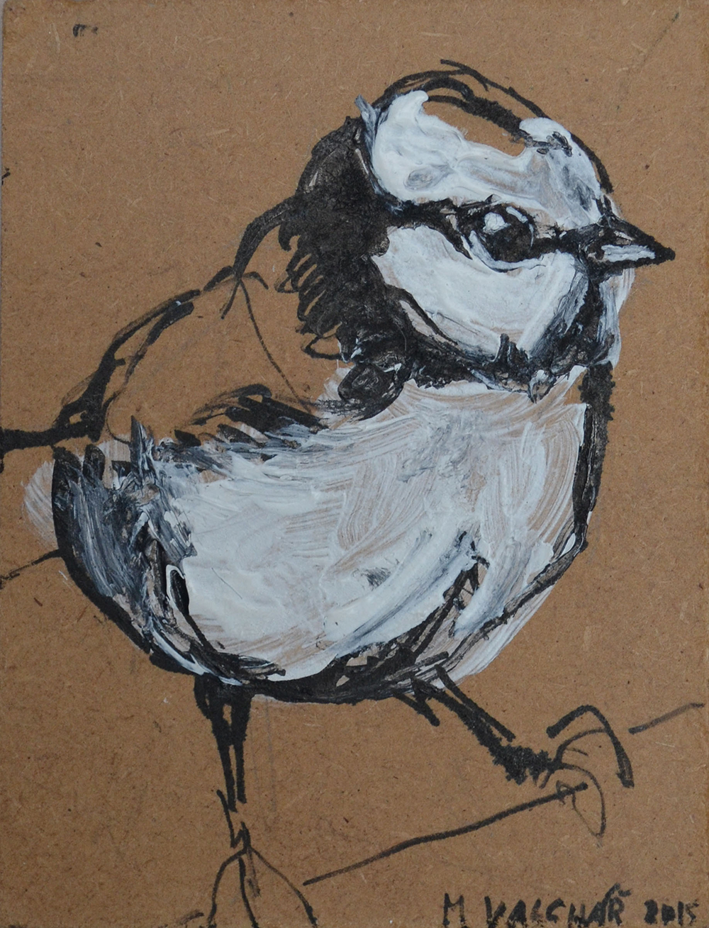 Hardboard sketch acril bird linocut artist animation  ILLUSTRATION 