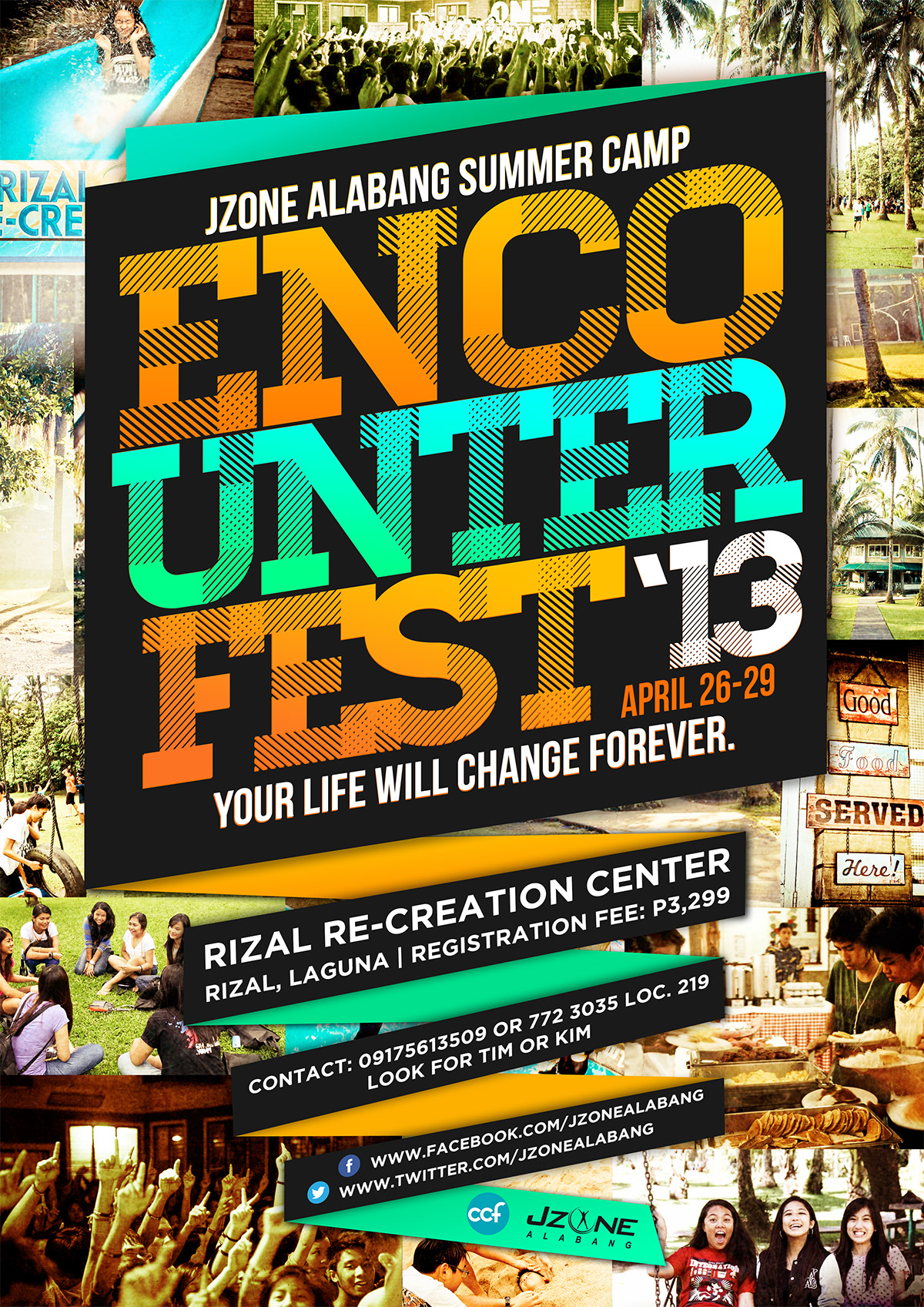 summer camp camp poster promotional material encounter Encounterfest