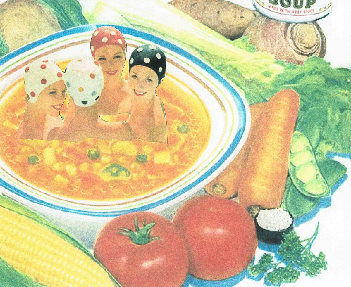 Food  collage collage art collage artist publishing   magazine design art artwork funny vintage