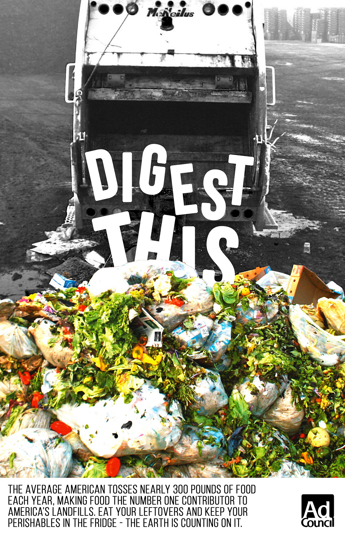 Advertising  ad campaign Advertising Campaign campaign Ad Council Food waste art direction 