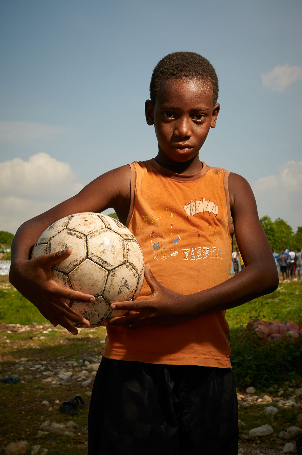 Haiti soccer jacmel portrait sports people portrait photography Haitian children