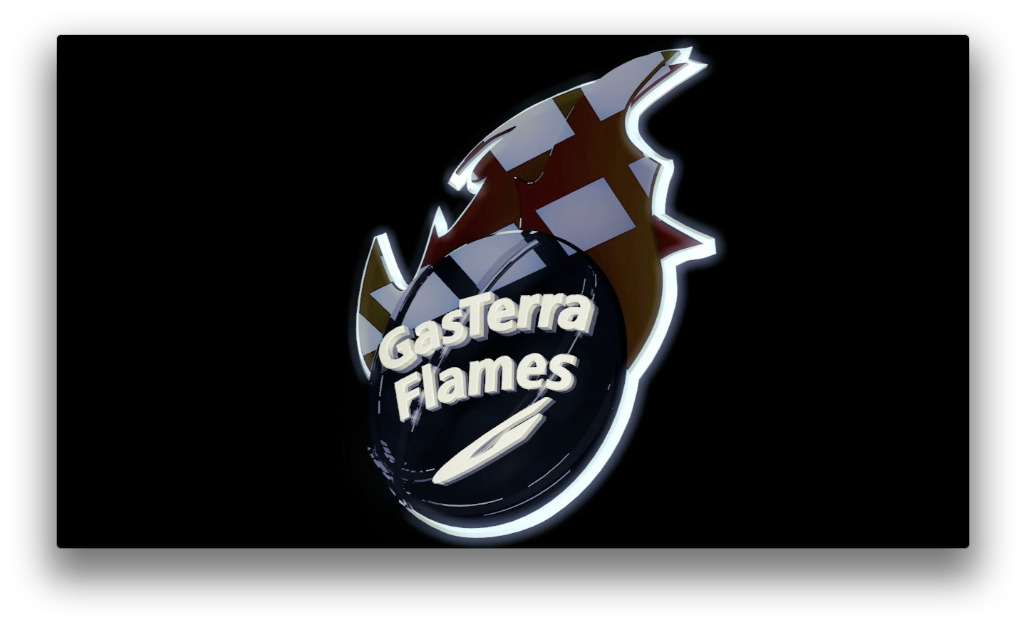 basketball Flames sports intro leader 3D