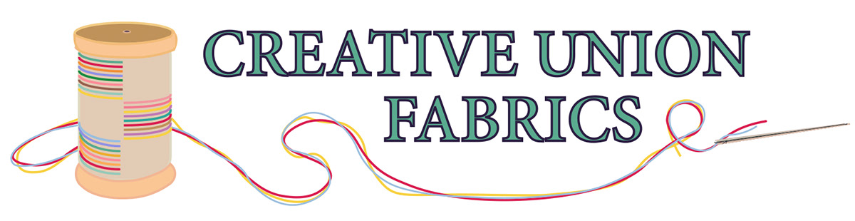 Creative Union Fabrics logo banner thread Susan Travis Cole Travis