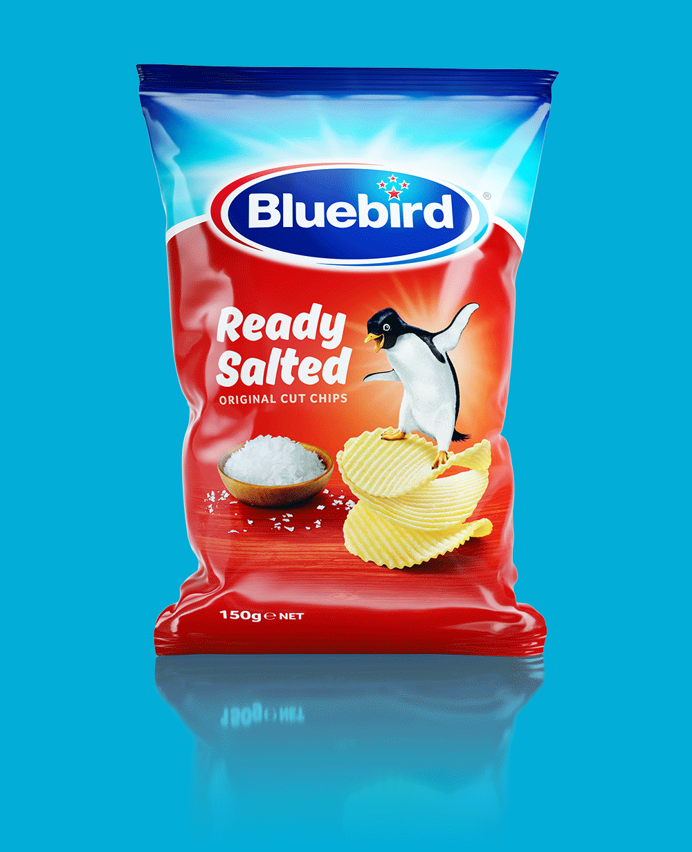 BlueBird penguin 3D feathers 3D Character Packaging Advertising  iconic New Zealand