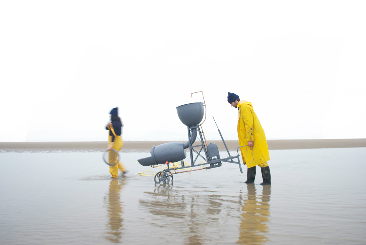 Sea Chair swine Sustainable sea Ocean plastic research cornwall UK London beach plastic garbage patch