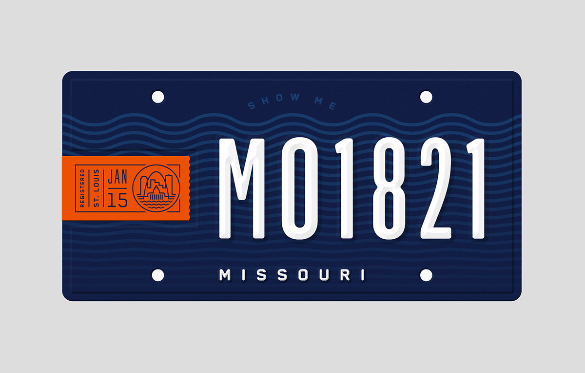 Missouri License Plate on Behance