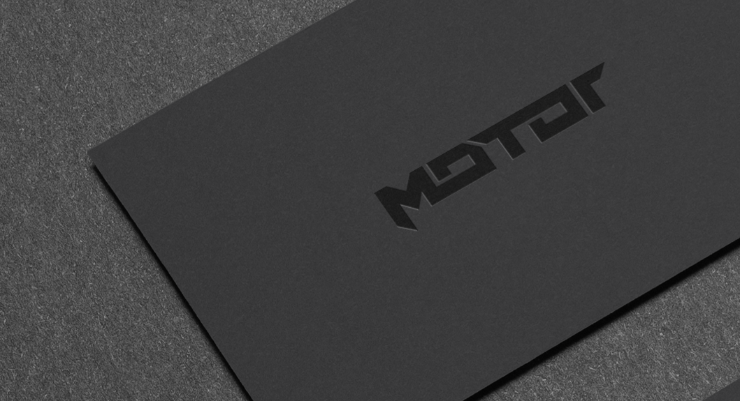 Motor rock band Entertainment  Music Logotype