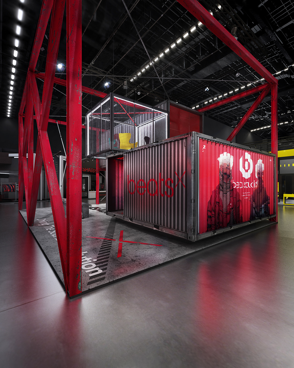 beats Beats By Dre beats x beats decade collections booth design booth Stand messestand stand design messestand design