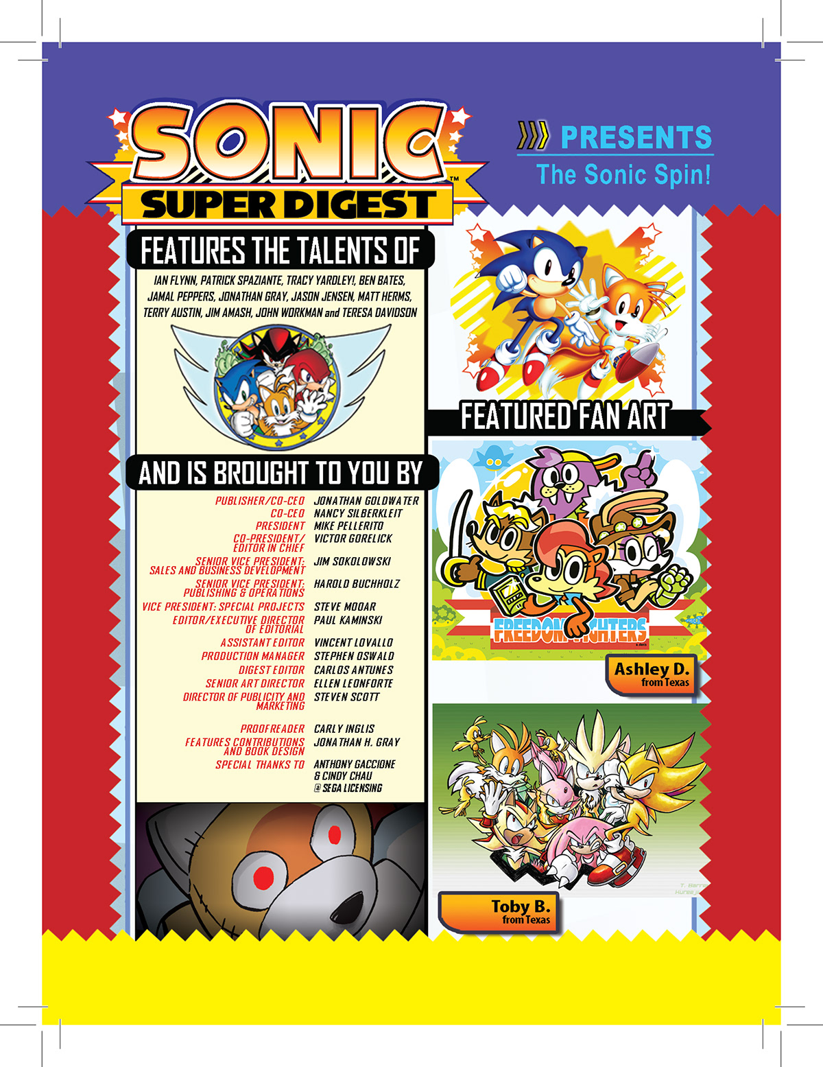 Sonic the Hedgehog SEGA Archie Comics Sonic Universe Sonic Super Digest Sonic Encyclopedia