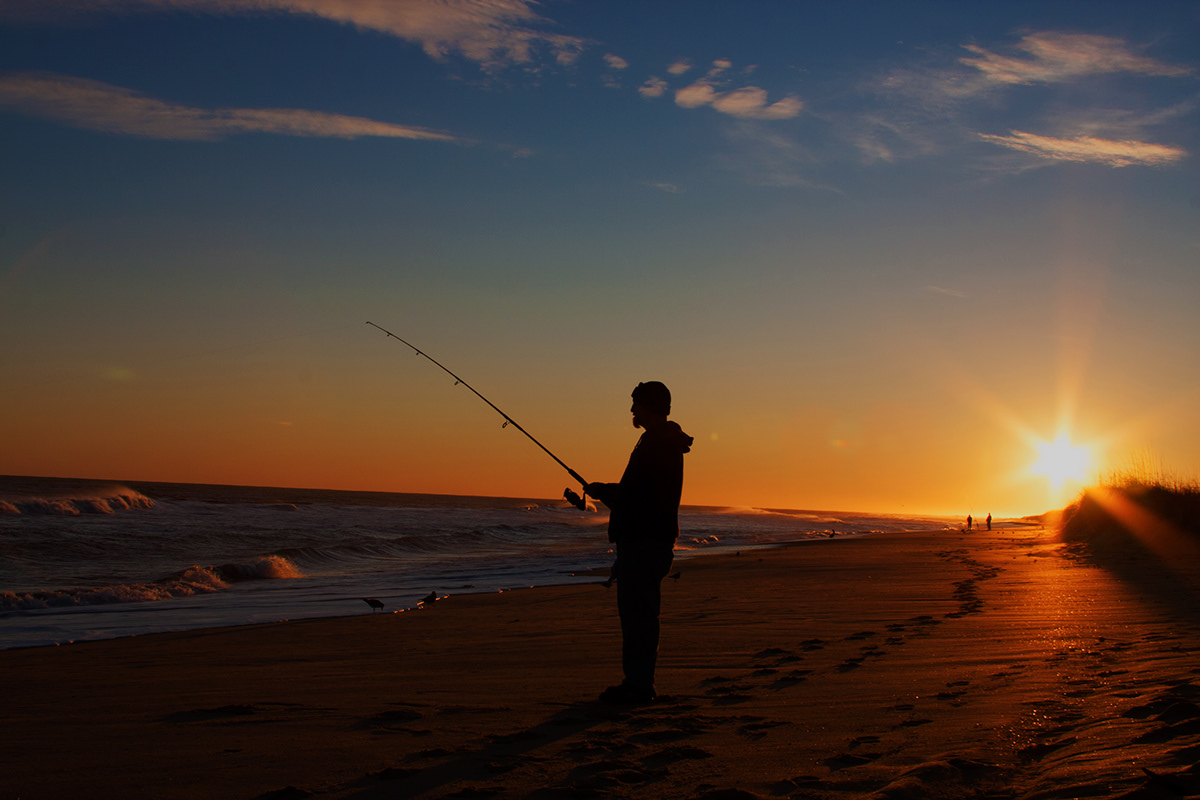 Hatteras Island  november  2012  sunset  fishing