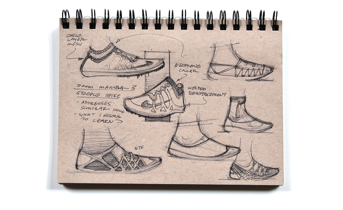 Nike concept footwear design sketching footwear Triathlon shoes shoe design running sneakers sneaker