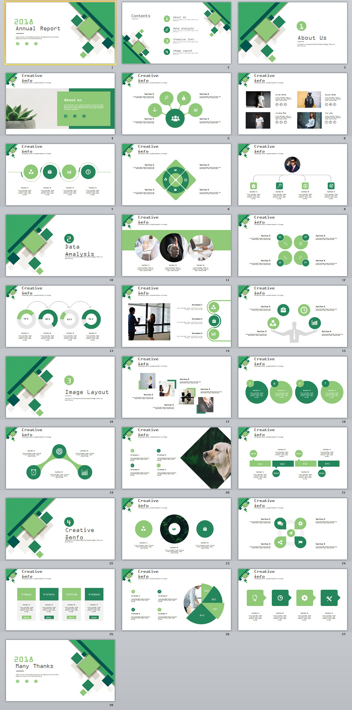 powerpoint template annual report www.pptwork.com pptx