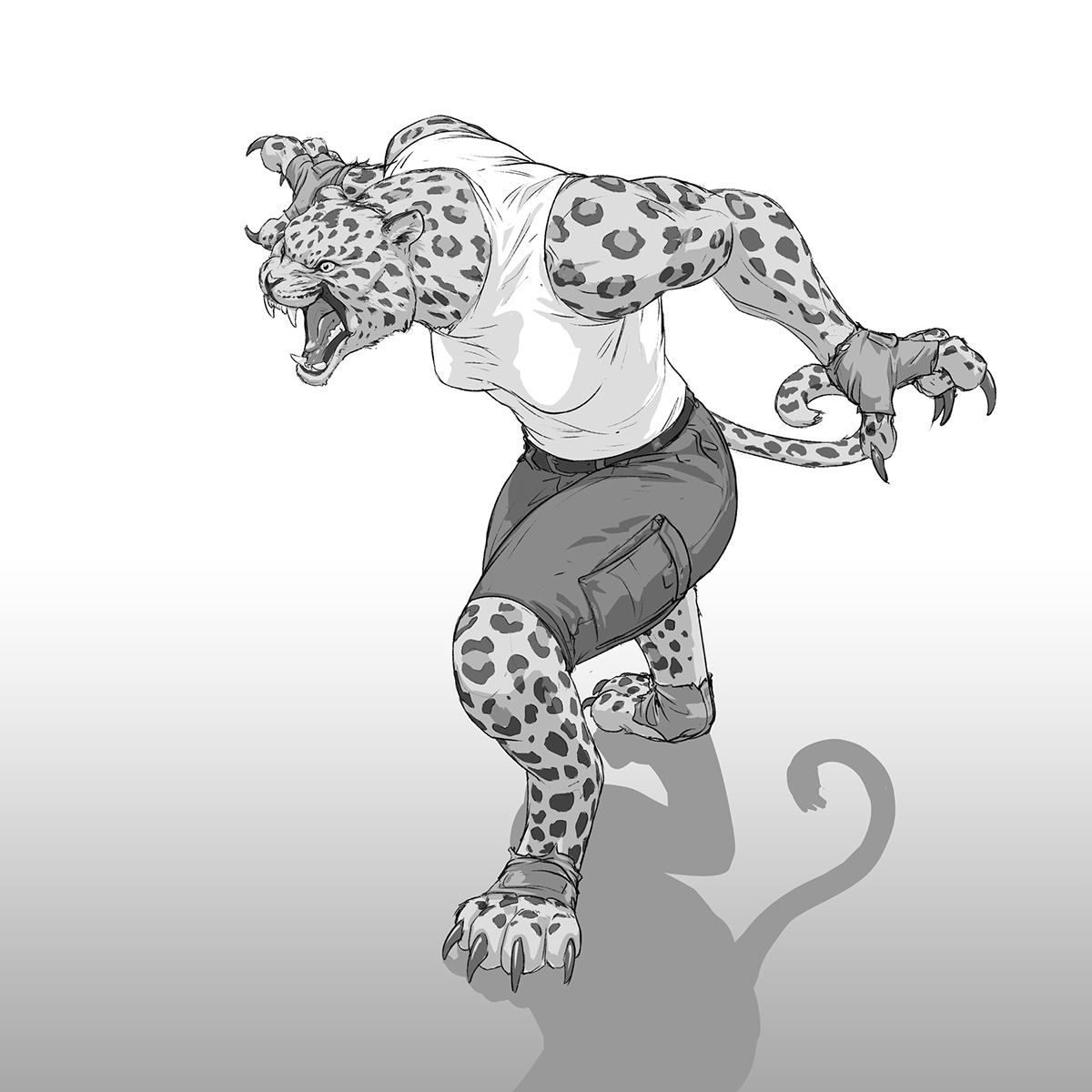 Shina - The Leopard (Hudson Soft's Bloody Roar) .